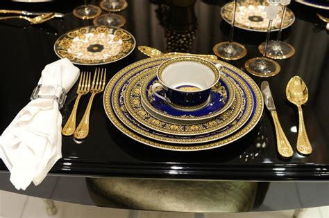 versace table set colorful|Versace tableware sets.